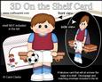 3D on the Shelf Card Kit - Little Footballer Mike