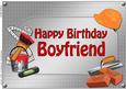 A4 Birthday Boyfriend Handyman Tools Card Topper