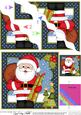 Christmas Santa Sack & Present Wavy Corner Side Stacker