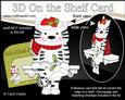 3D on the Shelf Card Kit - Little Christmas Cat Muffin