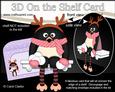 3D on the Shelf Card Kit - Christmas Pip Penguin