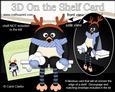 3D on the Shelf Card Kit - Christmas Pip Penguin