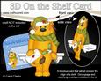 3D on the Shelf Card Kit - Christmas Lloyd Lion