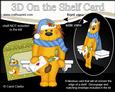 3D on the Shelf Card Kit - Christmas Lloyd Lion