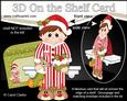 3D on the Shelf Card Kit - Little Christmas Pyjama Boy