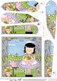 Girlz Suzi's Tulips Fan Pyramage Topper