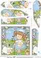 Girlz Zoe's Lambs Fan Pyramage Topper