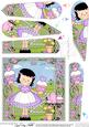 Girlz Suzi's Cupcakes Fan Pyramage Topper