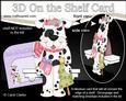 3D on the Shelf Card Kit - Little Christmas Spotty Dog