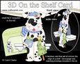 3D on the Shelf Card Kit - Little Christmas Spotty Dog