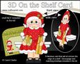 3D on the Shelf Card Kit - Christmas Mrs Claus Presents