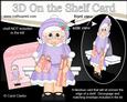 3D on the Shelf Card Kit - Christmas Mrs Claus Presents