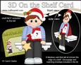 3D on the Shelf Card Kit - Little Christmas Jumper Boy
