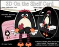 3D on the Shelf Card Kit - Little Bride Pippa Penguin