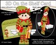 3D on the Shelf Card Kit - Little Christmas Elf Presents