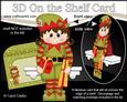 3D on the Shelf Card Kit - Little Christmas Elf Presents