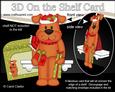 3D on the Shelf Card Kit - Little Christmas Rusty Dog