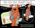 3D on the Shelf Card Kit - Little Christmas Rusty Dog