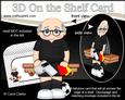 3D on the Shelf Card Kit - Old Man Football Referee Howard