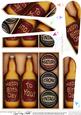 Birthday Beer Gift Set Fan Pyramage Topper
