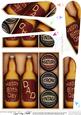 Birthday Dad Beer Gift Set Fan Pyramage Topper
