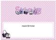 Lge Dl Birthday Sister in Law Shoes & Handbags Insert