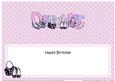Lge Dl Birthday Daughter Shoes & Handbags Insert
