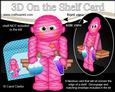3D on the Shelf Card Kit - Little Halloween Mummy Zelda