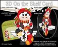 3D on the Shelf Card Kit - Little Christmas Milly Moo Cow