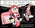 3D on the Shelf Card Kit - Little Christmas Milly Moo Cow