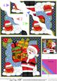 Christmas Santa's Presents Wavy Corner Side Stacker
