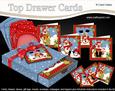 3D Christmas Rudolph Top Drawer Cards Bumper Kit
