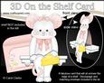 3D on the Shelf Card Kit - Little White Mouse Squeak