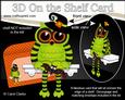 3D on the Shelf Card Kit - Little Halloween Owl Owlbert