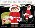 3D on the Shelf Card Kit - Little Christmas Eskimo Boy
