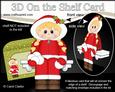 3D on the Shelf Card Kit - Little Christmas Eskimo Girl