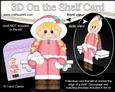 3D on the Shelf Card Kit - Little Christmas Eskimo Girl