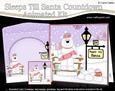 3D Xmas Ben Polar Bear Till Santa Countdown Card