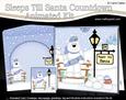 3D Xmas Ben Polar Bear Till Santa Countdown Card