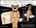 3D on the Shelf Card Kit - Little Meerkat Boris