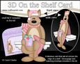 3D on the Shelf Card Kit - Little Christmas Kangaroo