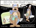 3D on the Shelf Card Kit - Little Christmas Kangaroo