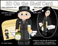 3D on the Shelf Card Kit - Old Man Champagne Chester