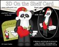 3D on the Shelf Card Kit - Little Christmas Panda Heart