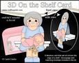3D on the Shelf Card Kit - June New Grandma of Baby Girl