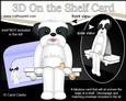 3D on the Shelf Card Kit - Little Shih Tzu Dog Duke