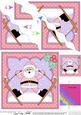 Christmas Skiing Santa Wavy Corner Side Stacker