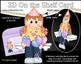 3D on the Shelf Card Kit - Little Party Girl Layla