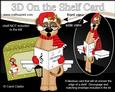 3D on the Shelf Card Kit - Christmas Carol Singing Meerkat