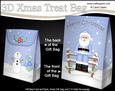 3D Christmas Santa Gift Bag Mini Kit